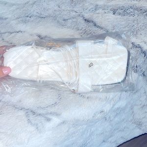 Women’s Glam White Gladiator Sandals